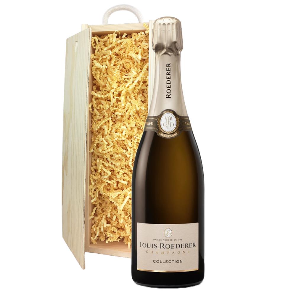 Louis Roederer Collection 242 Champagne 75cl In Pine Gift Box